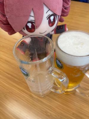 結局二杯飲んだビール(※テトさんは31歳です)