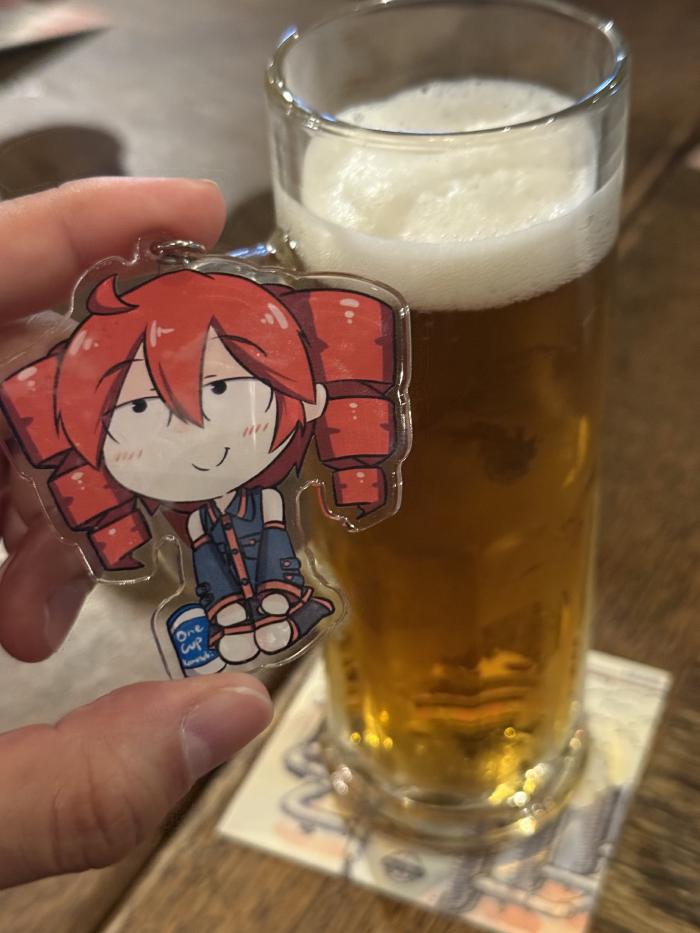 今日はノンアルコールで