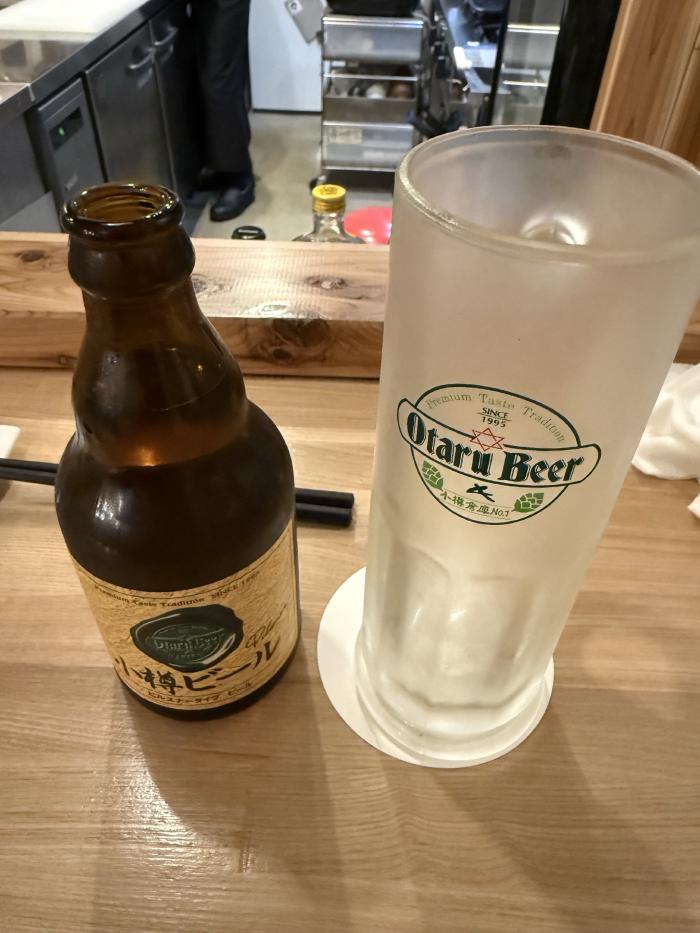 小樽で小樽ビールを