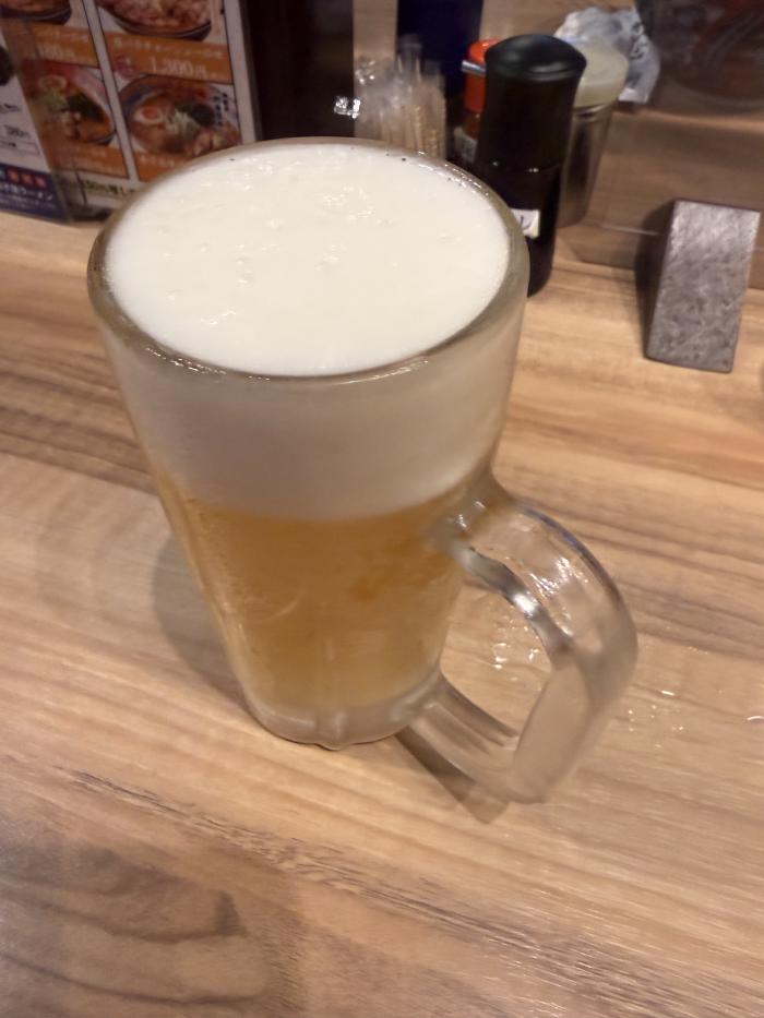 朝食のビール