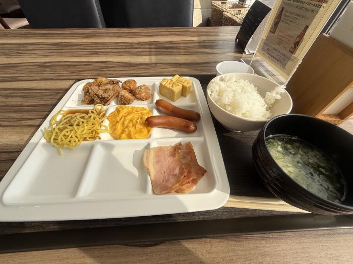 朝食をいただきます