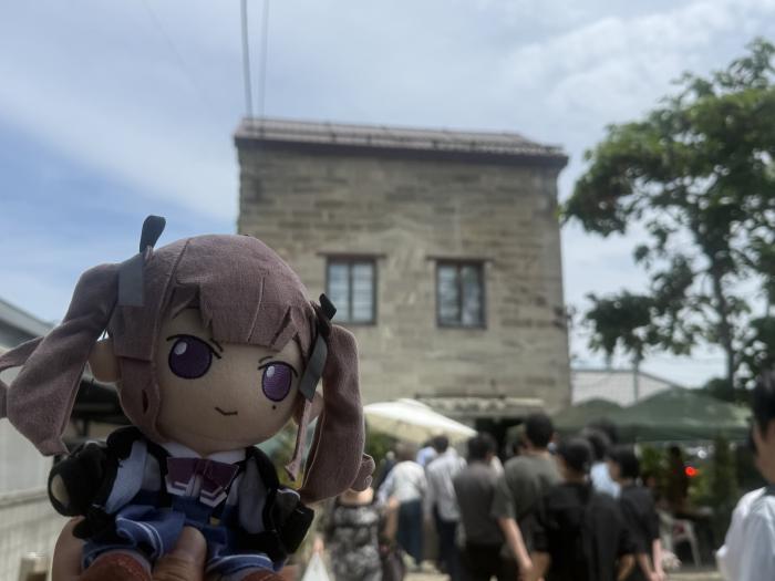 走り終えて石と鉄さんへ