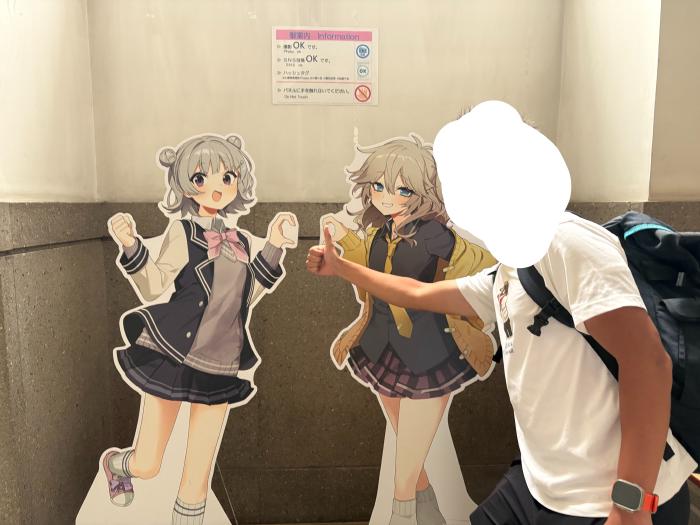 六花ちゃんとつむぎちゃんにご挨拶