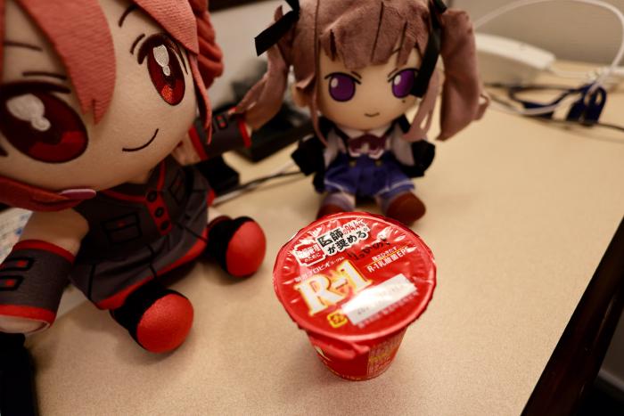 花梨先輩とテトさんとヨーグルト
