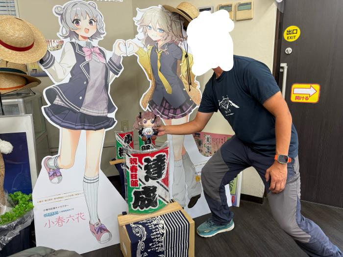 六花さんとつむぎさんと記念撮影