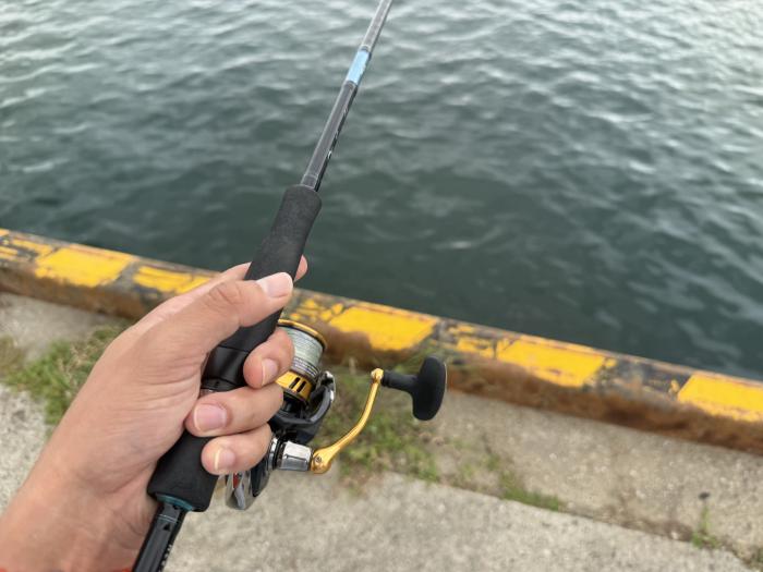 仁尾で使ったエギングロッド