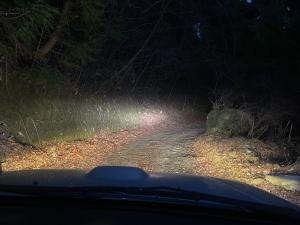 笹ヶ峰登山口への林道
