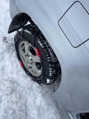 ゴムチェーンを装着する